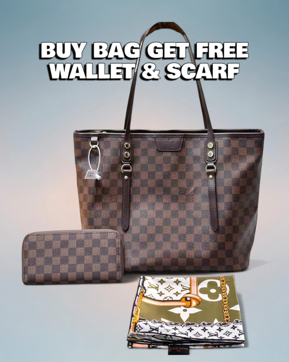 Louis Vuitton Brown Damier Ebene Neverfull MM