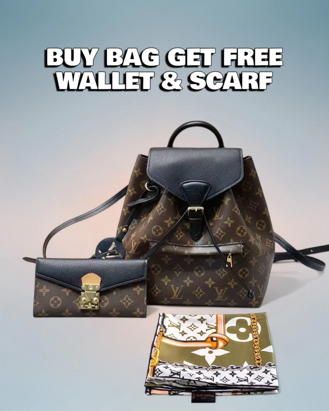 Louis Vuitton Brown Monogram Canvas Montsouris PM