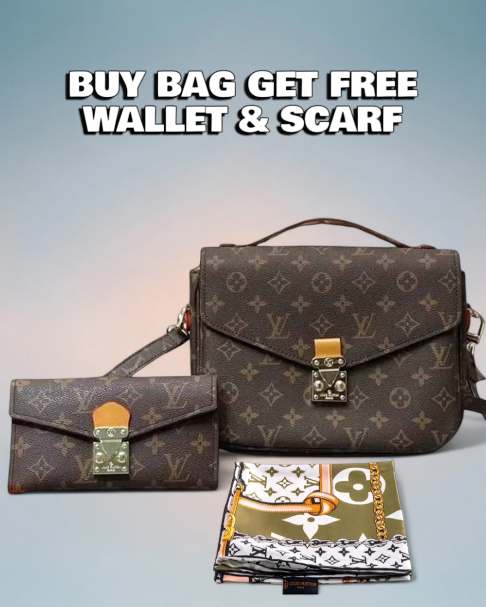 Louis Vuitton Brown Monogram Canvas Pochette Métis