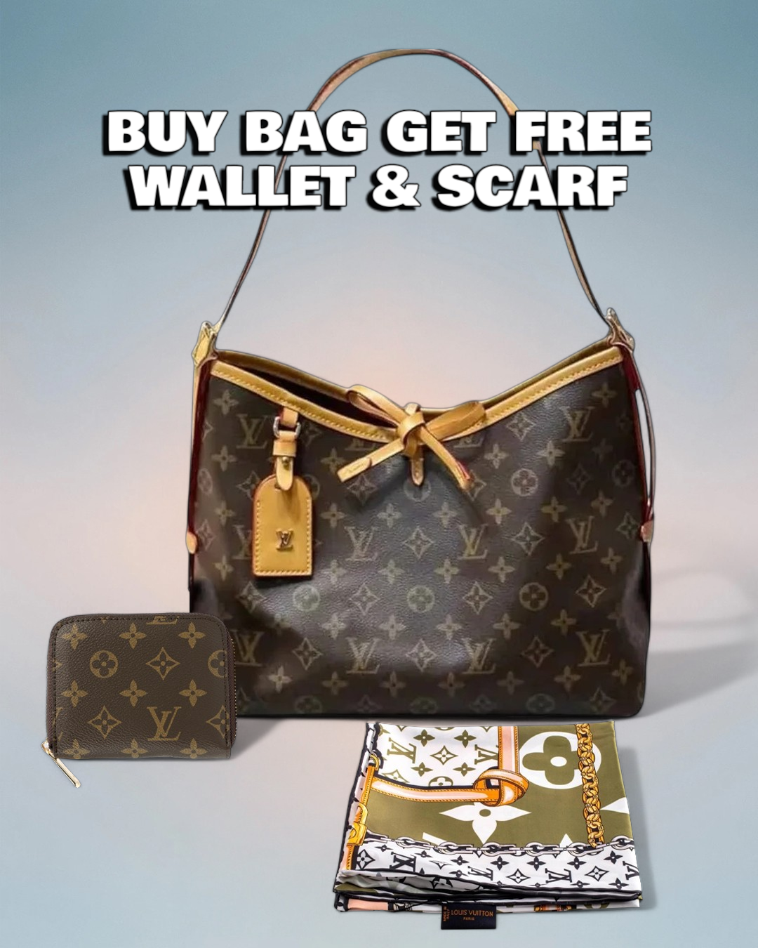 Louis Vuitton Brown Monogram Canvas CarryAll PM