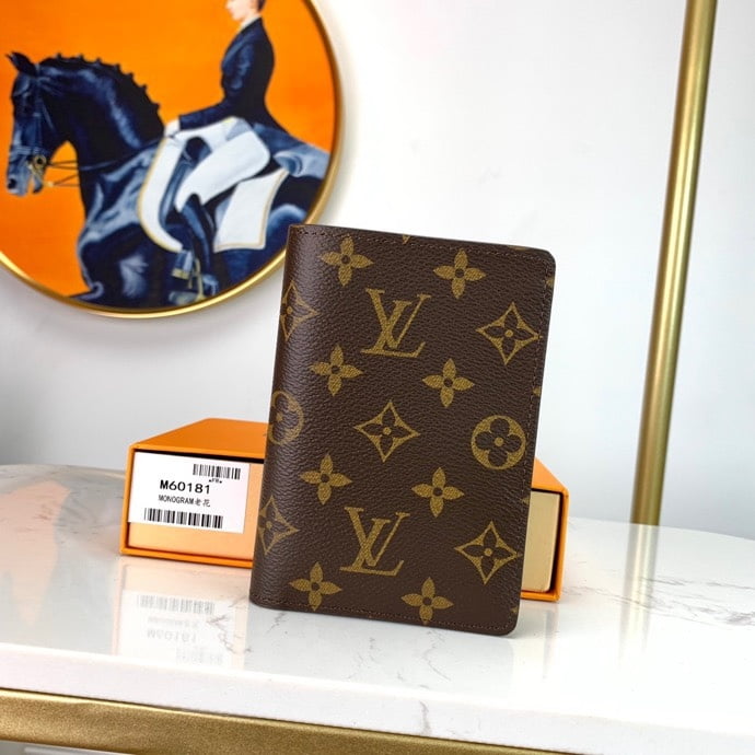 1:1 Replica Louis Vuitton Pocket Organizer Monogram Canvas For Women, Women's Wallet 5.5in/14cm LV M60181