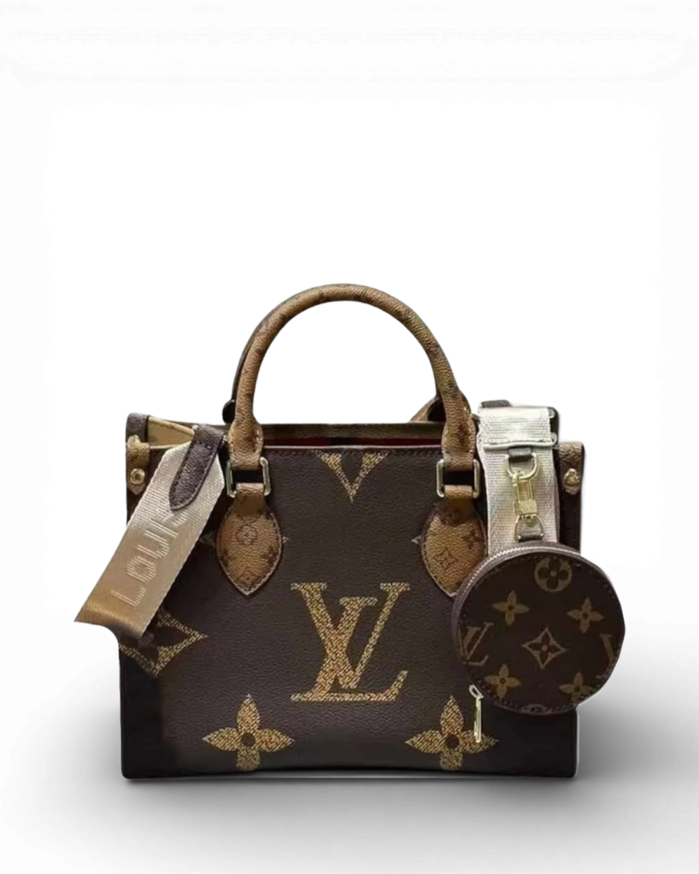 Louis Vuitton Brown Giant Monogram Canvas Onthego PM