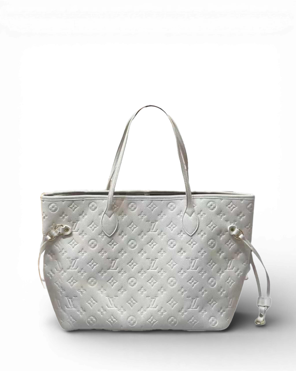 Louis Vuitton Cream Monogram Empreinte Neverfull MM