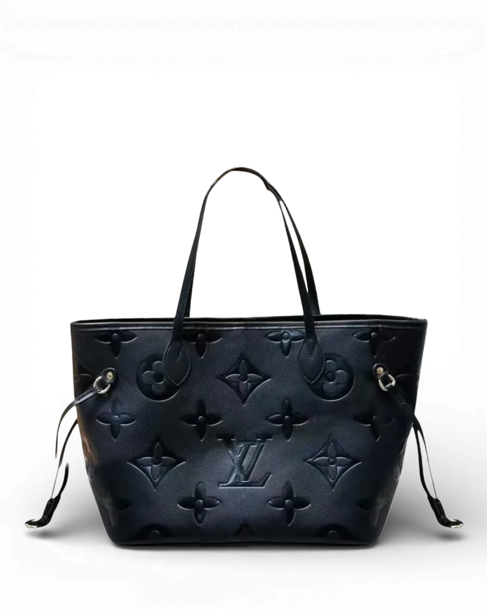 Louis Vuitton Black Giant Monogram Empreinte Neverfull MM