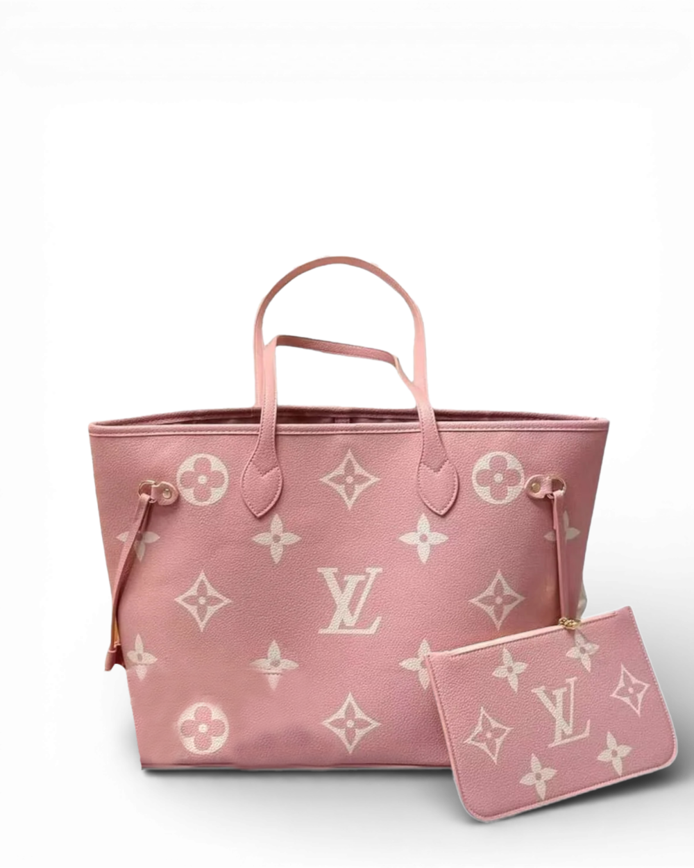 Louis Vuitton Rose Pink Giant Monogram Neverfull MM