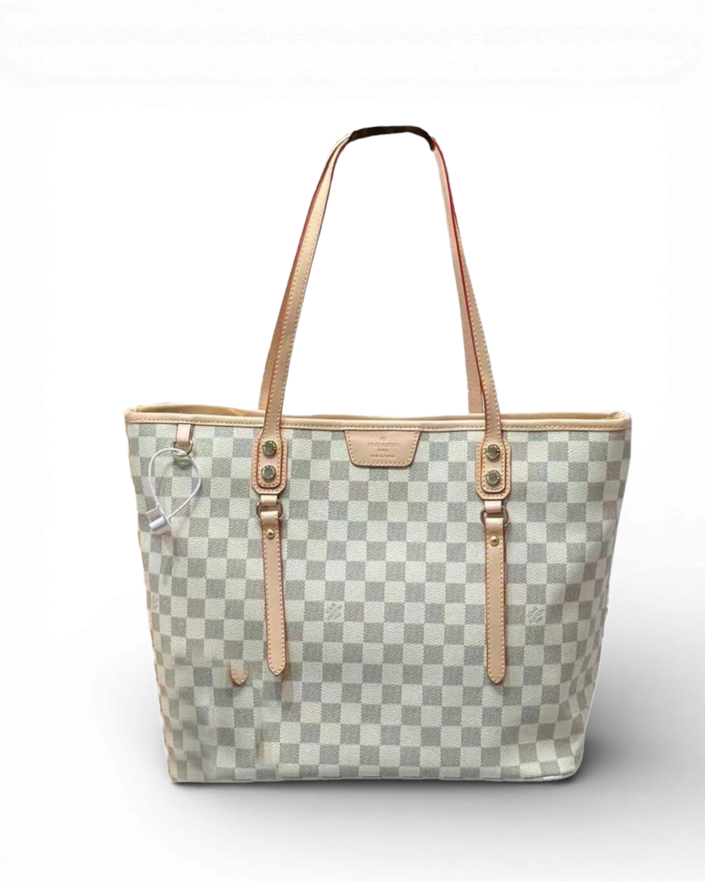 Louis Vuitton Cream Damier Azur Neverfull MM