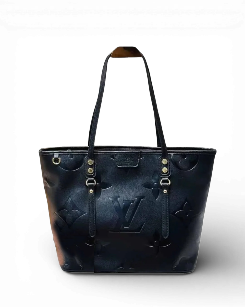 Louis Vuitton Black Monogram Empreinte Neverfull MM