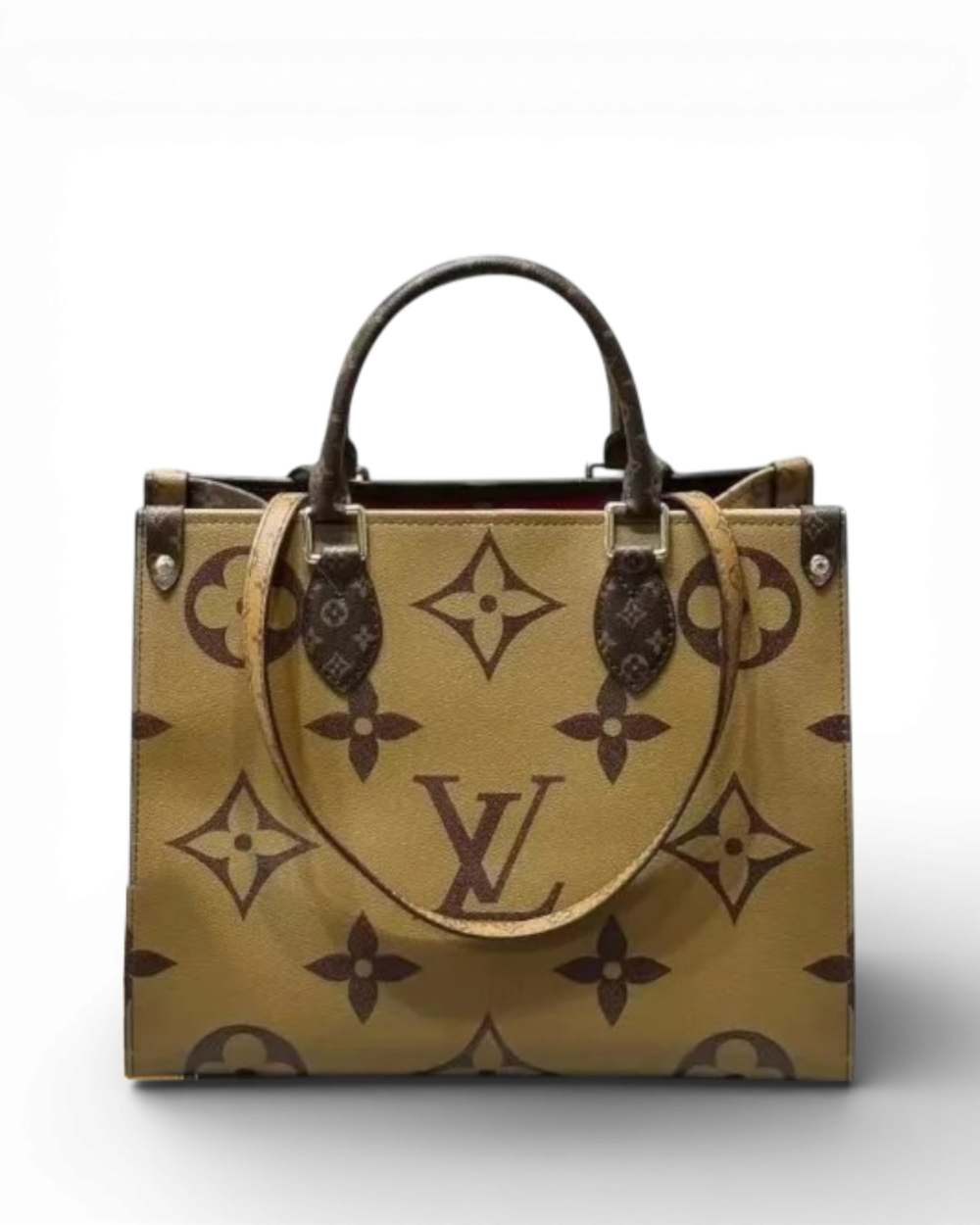 Louis Vuitton Tan Bicolor Monogram Empreinte Onthego MM