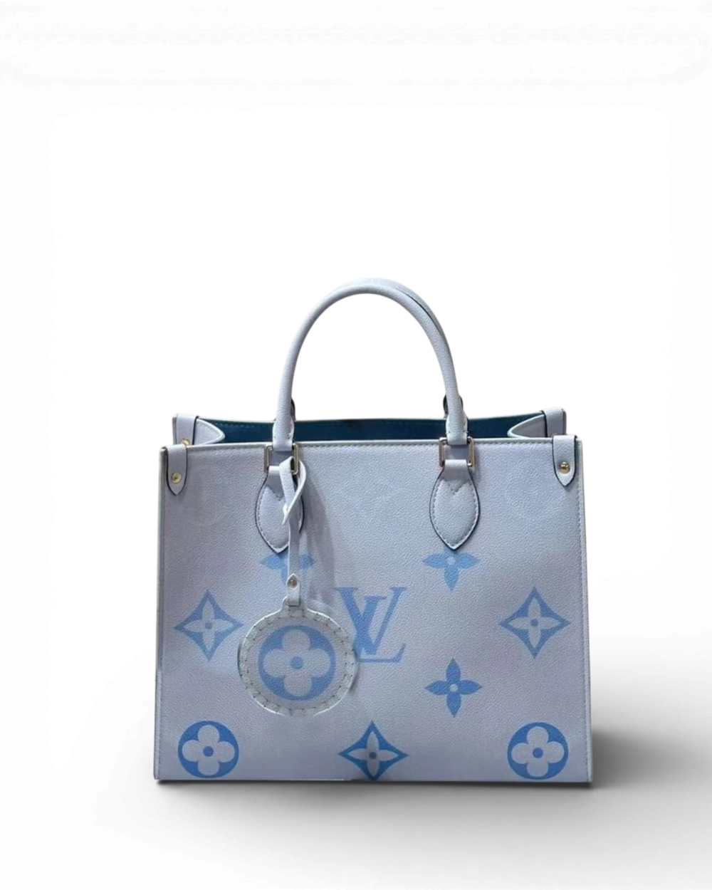 Louis Vuitton Light Blue Bicolor Giant Monogram Empreinte Onthego MM
