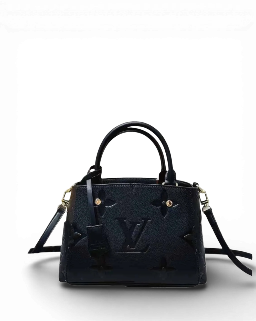 Louis Vuitton Black Monogram Empreinte Petit Palais