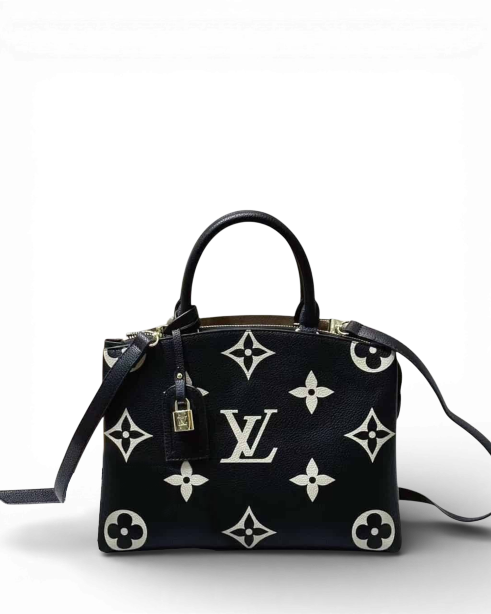 Louis Vuitton Black/Cream Bicolor Giant Monogram Empreinte Petit Palais
