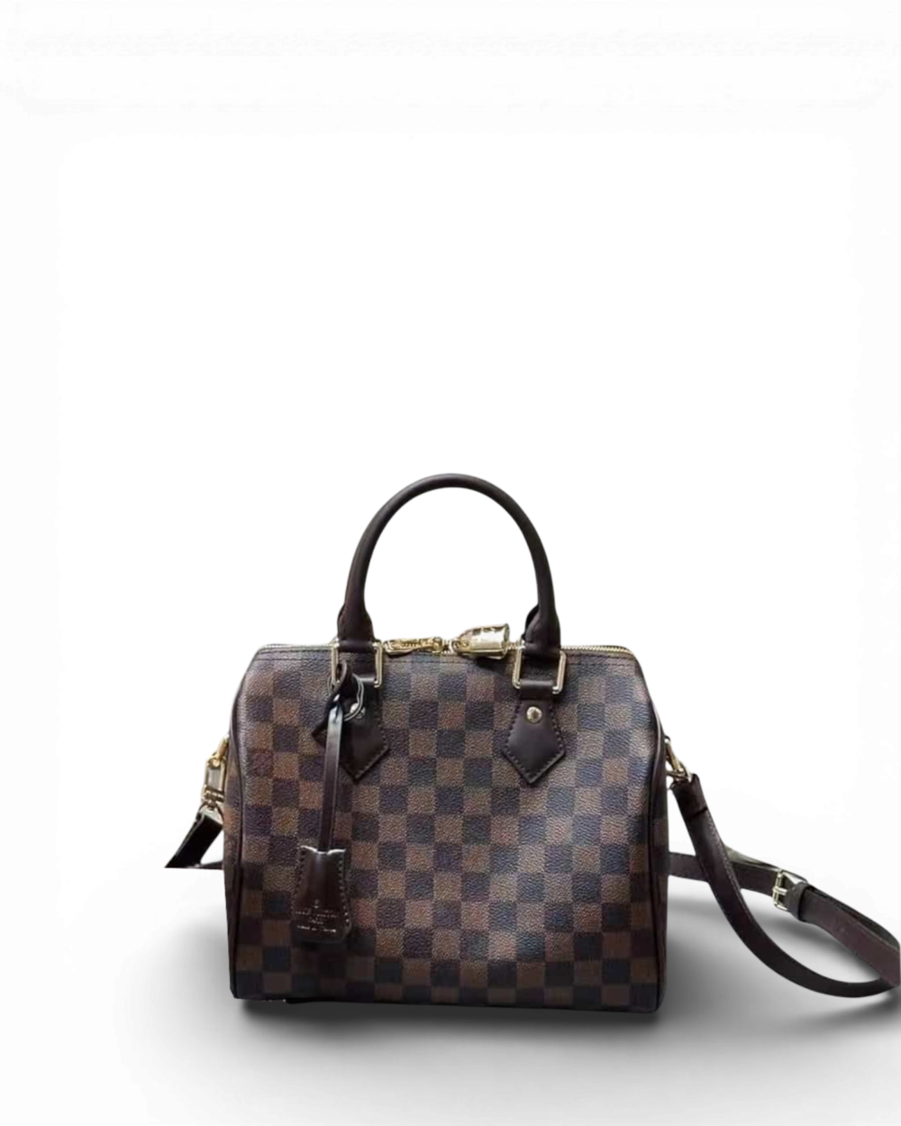 Louis Vuitton Brown Damier Ebene Speedy Bandoulière 25