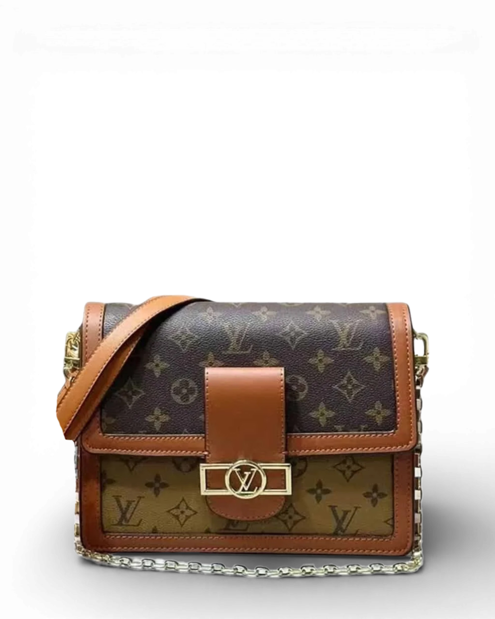 Louis Vuitton Brown Reverse Monogram Dauphine MM