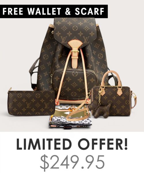 Bag + Nano speedy + Gifts (Free LV Wallet + Free LV Silk Scarf)