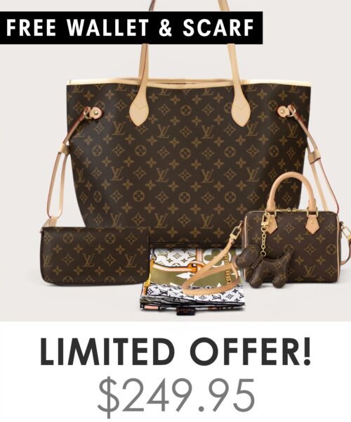 Bag + Nano speedy + Gifts (Free LV Wallet + Free LV Silk Scarf)