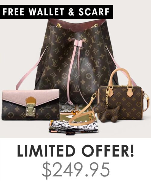 Bag + Nano speedy + Gifts (Free LV Wallet + Free LV Silk Scarf)