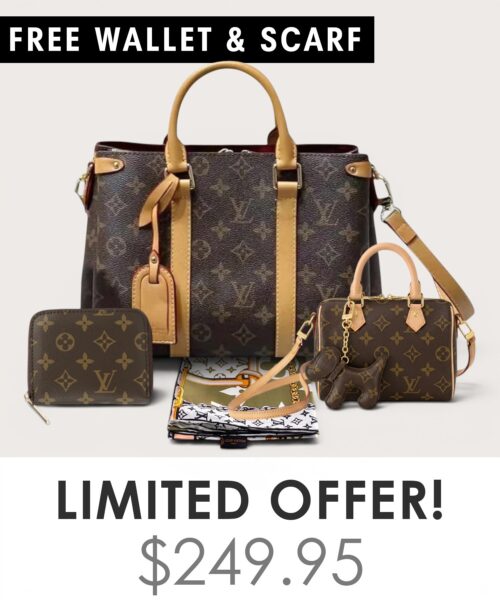 Bag + Nano speedy + Gifts (Free LV Wallet + Free LV Silk Scarf)