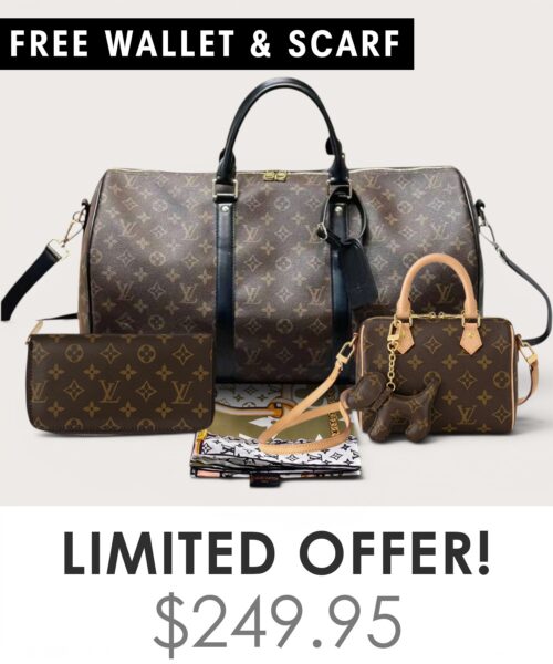 Bag + Nano speedy + Gifts (Free LV Wallet + Free LV Silk Scarf)