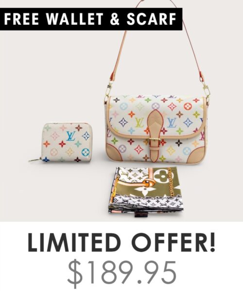 Bag + Gifts (FREE LV Wallet & FREE LV Scarf)