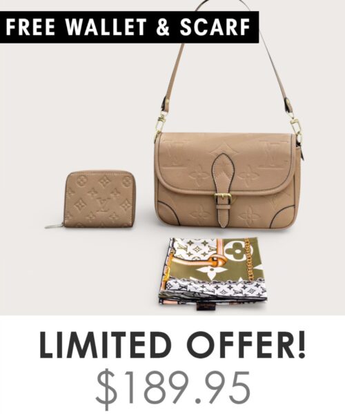 Bag + Gifts (FREE LV Wallet & FREE LV Scarf)