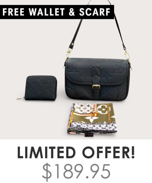 Bag + Gifts (FREE LV Wallet & FREE LV Scarf)