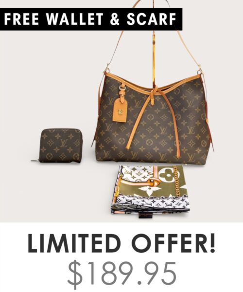 Bag + Gifts (FREE LV Wallet & FREE LV Scarf)