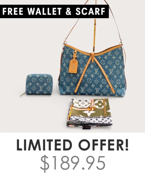 Bag + Gifts (FREE LV Wallet & FREE LV Scarf)