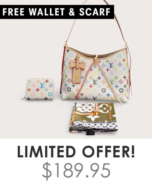 Bag + Gifts (FREE LV Wallet & FREE LV Scarf)