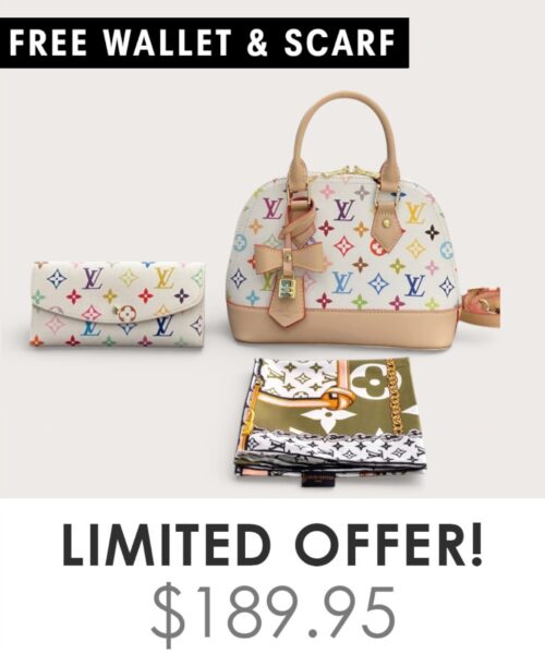 Bag + Gifts (FREE LV Wallet & FREE LV Scarf)