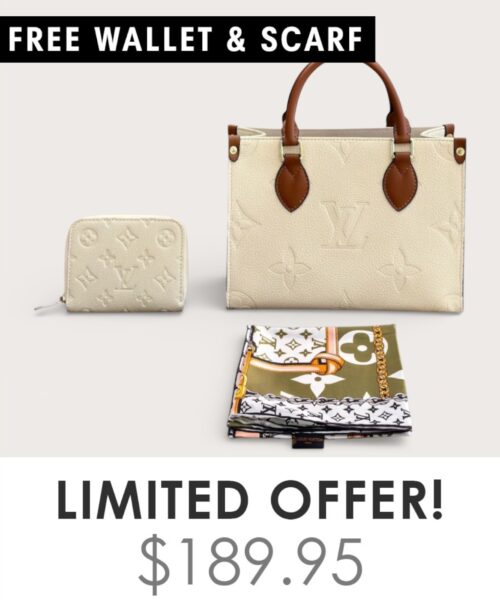 Bag + Gifts (FREE LV Wallet & FREE LV Scarf)