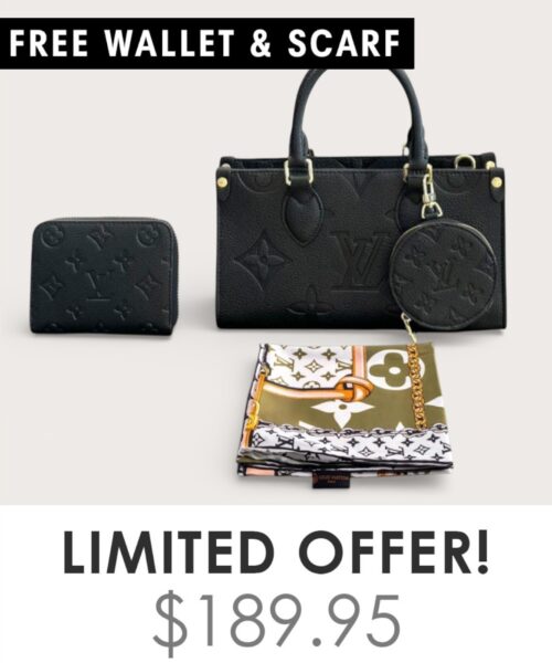 Bag + Gifts (FREE LV Wallet & FREE LV Scarf)