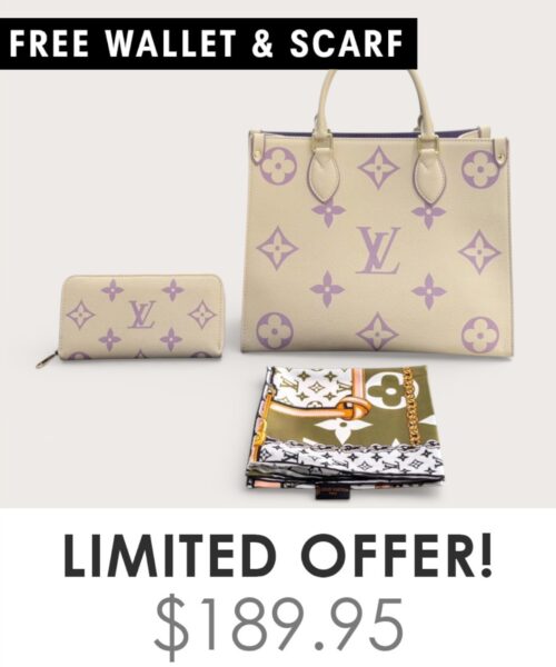 Bag + Gifts (FREE LV Wallet & FREE LV Scarf)