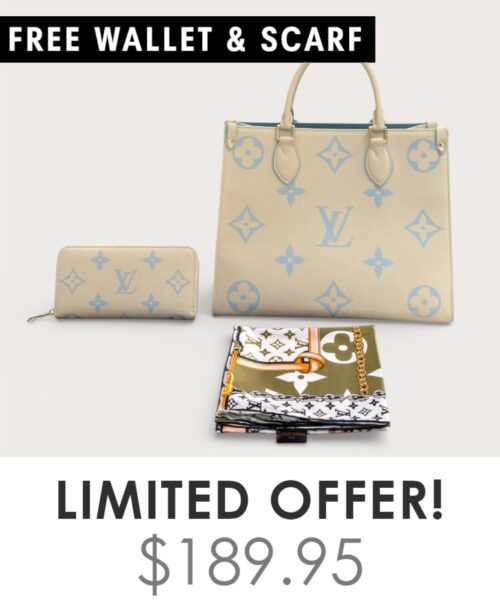 Bag + Gifts (FREE LV Wallet & FREE LV Scarf)
