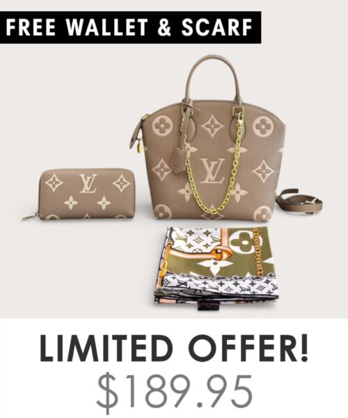 Bag + Gifts (FREE LV Wallet & FREE LV Scarf)
