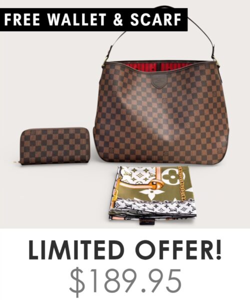 Bag + Gifts (FREE LV Wallet & FREE LV Scarf)