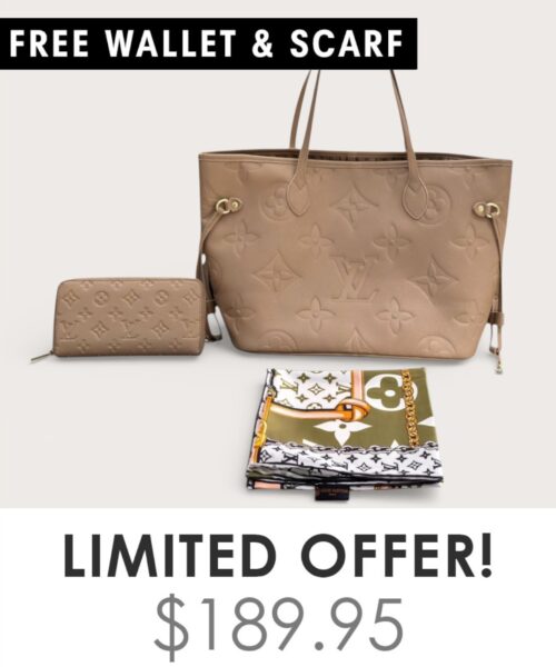 Bag + Gifts (FREE LV Wallet & FREE LV Scarf)