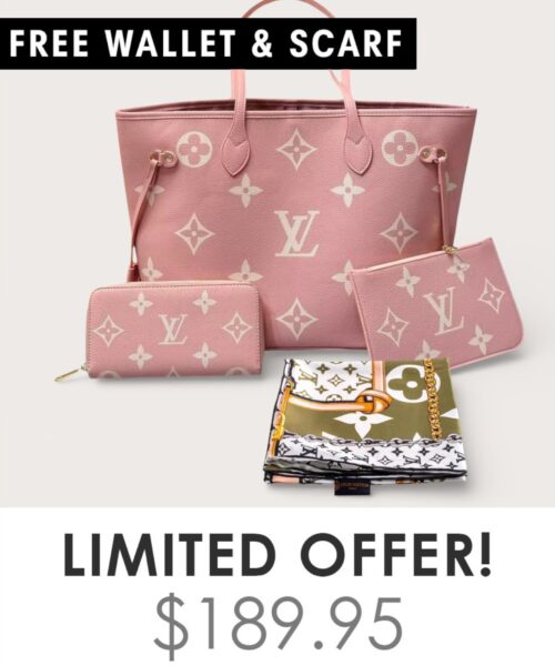 Bag + Gifts (FREE LV Wallet & FREE LV Scarf)