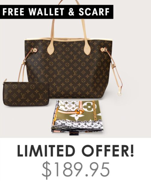 Bag + Gifts (FREE LV Wallet & FREE LV Scarf)