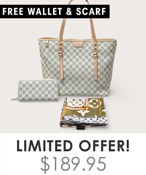 Bag + Gifts (FREE LV Wallet & FREE LV Scarf)