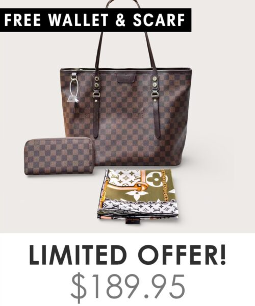 Bag + Gifts (FREE LV Wallet & FREE LV Scarf)