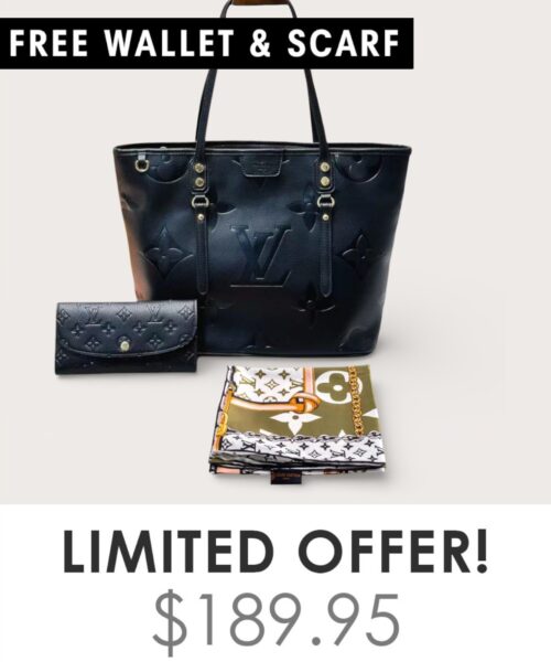 Bag + Gifts (FREE LV Wallet & FREE LV Scarf)