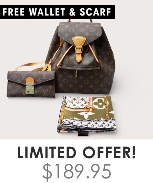 Bag + Gifts (FREE LV Wallet & FREE LV Scarf)