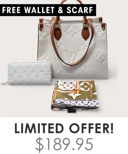 Bag + Gifts (FREE LV Wallet & FREE LV Scarf)