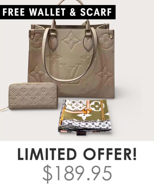 Bag + Gifts (FREE LV Wallet & FREE LV Scarf)