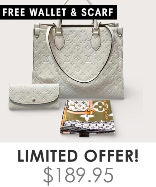 Bag + Gifts (FREE LV Wallet & FREE LV Scarf)