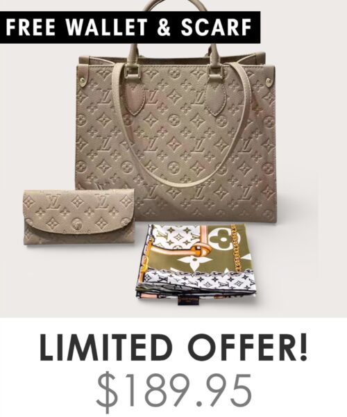 Bag + Gifts (FREE LV Wallet & FREE LV Scarf)