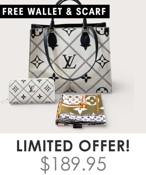 Bag + Gifts (FREE LV Wallet & FREE LV Scarf)