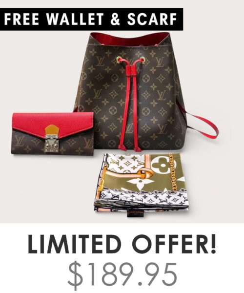 Bag + Gifts (FREE LV Wallet & FREE LV Scarf)