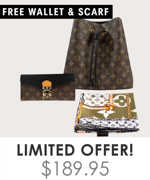 Bag + Gifts (FREE LV Wallet & FREE LV Scarf)