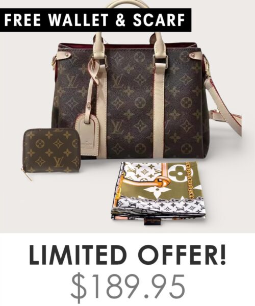 Bag + Gifts (FREE LV Wallet & FREE LV Scarf)